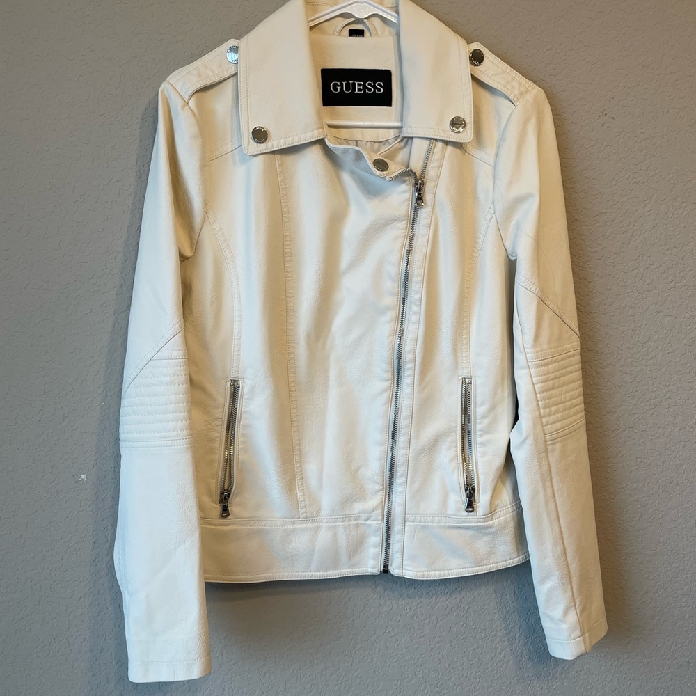 Guess faux leather jacket NWOT
